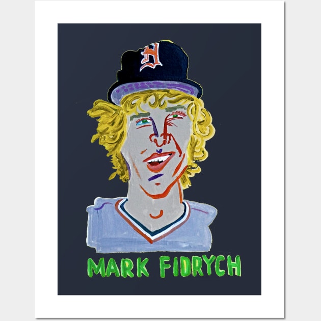 Mark Fidrych Wall Art by SPINADELIC